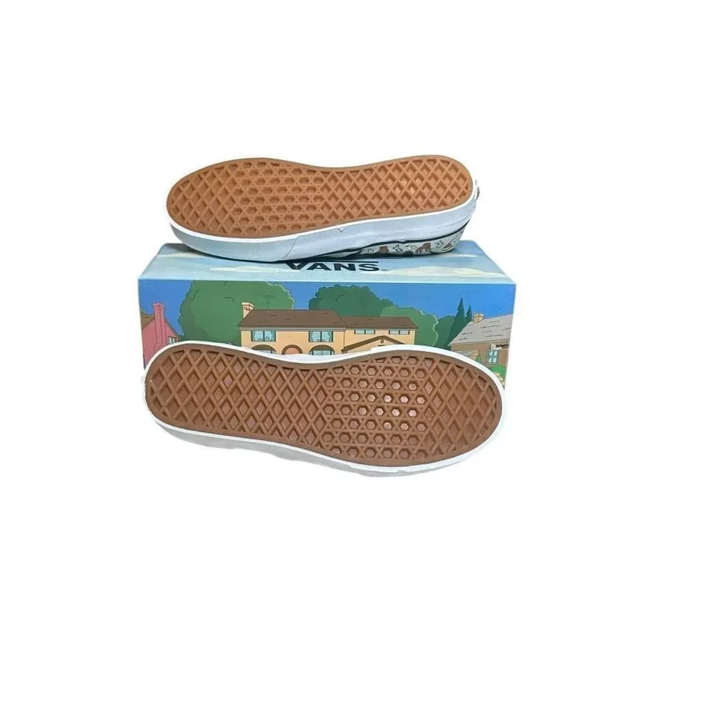 Vans x The Simpsons Family Pets Classic Slip‑On Youth Kids Size 4 NIB
